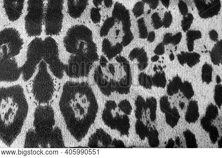Leopard Effect Fabric Pattern Sample Texture Background Effect Animal Textile Design Leopard Skin Se