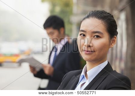 Young Businesswoman in Beijing, China, portrait
