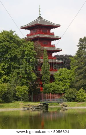 Japonský Pagoda v Bruselu