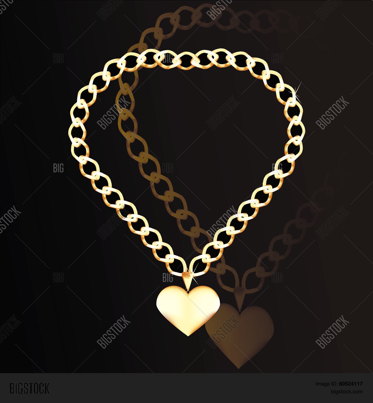 Chain Gold Vector & Photo (Free Trial) Bigstock