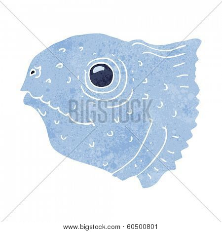 cartoon fish head