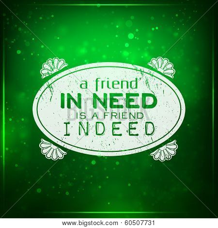 Friend Indeed