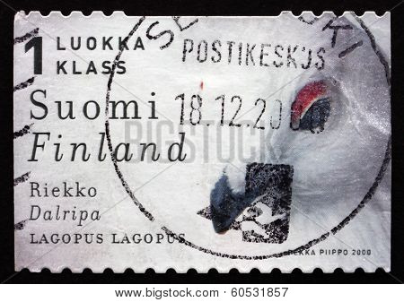 Postage Stamp Finland 2000 Willow Ptarmigan, Bird
