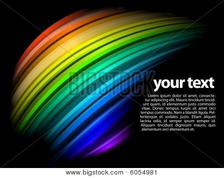 abstrakt dynamisk rainbow design