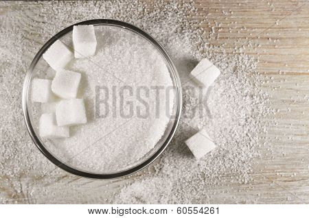 Refined white sugar