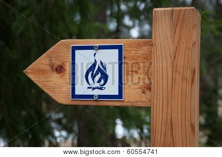 Camp Fire Sign