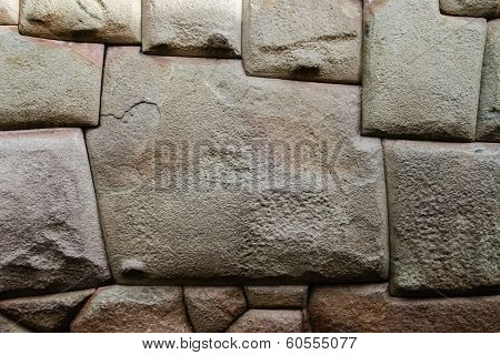 Inca stone wall