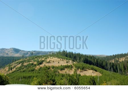 Cima della collina, Canyon, Washington di Hell