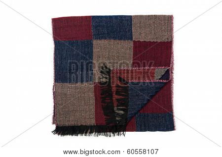 Warf scarf isolated on the white background