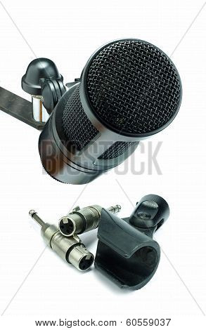 Condenser Microphone And Xlr Connector