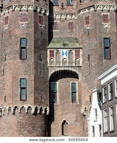 Front of a city gate