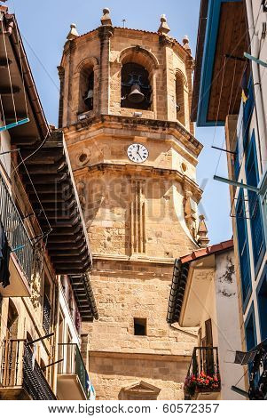 San Salvador Church, Getaria (basque Country)spain