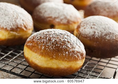 Homemade Raspberry Polish Paczki Donut