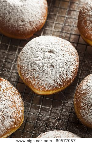 Homemade Raspberry Polish Paczki Donut