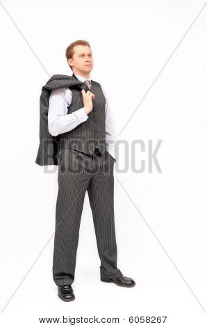 Homme d'affaires debout