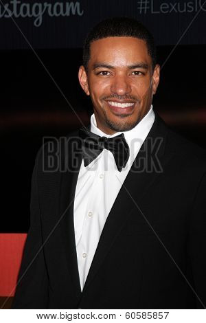 LOS ANGELES - FEB 25:  Laz Alonso at the 2nd Annual ICON MANN Power Dinner at Peninsula Hotel on February 25, 2014 in Beverly Hills, CA