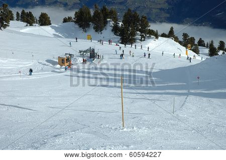 Ski Slope An Lift