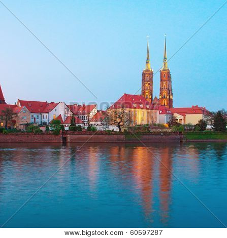 island Tumsk, Wroclaw, Poland