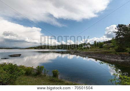 Norway Sea Shore Landscape View