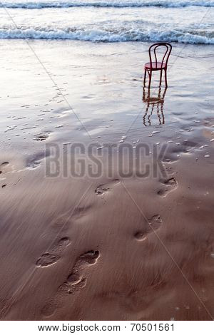 Chair In The Sea