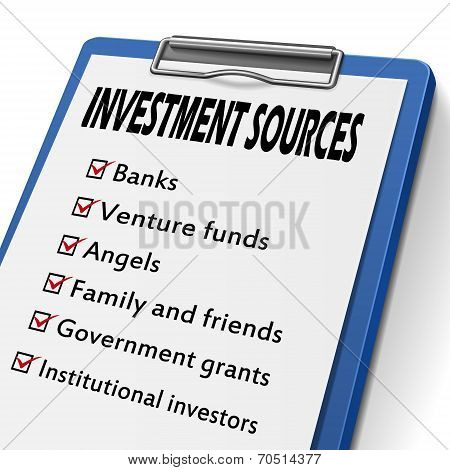 Investment Sources Clipboard