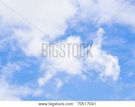 Clouds In The Blue Sky