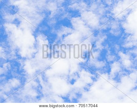 Clouds In The Blue Sky