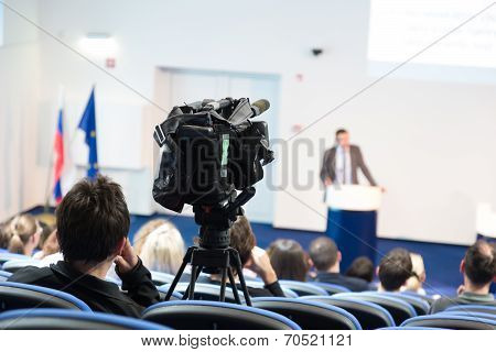 Audience at the conference hall.