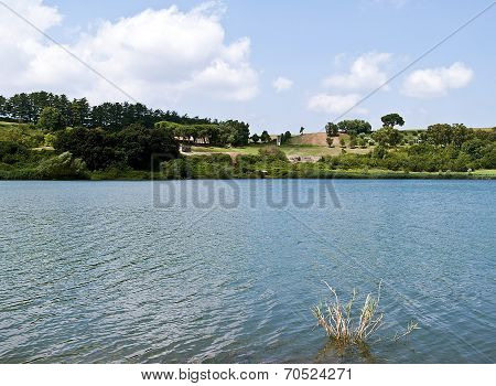 Lake and landscape
