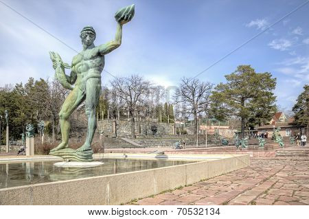 National Sculpture Park Millesgarden In Stockholm