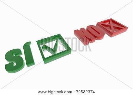 Si And No Choice Symbols