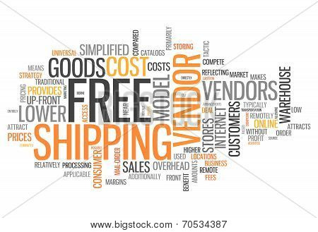 Word Cloud Free Shipping