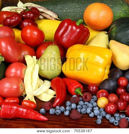 Fruits And Vegetables.