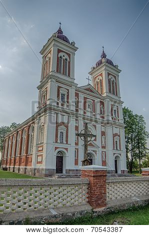 Catholic church in Seredzius, Lithuania