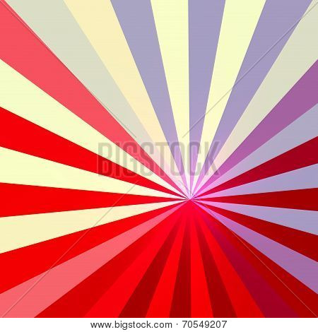 White Blue Red Abstract Rays Background - Stripes