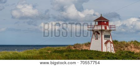 Panorama Of Covehead Lighthouse In Stanhope