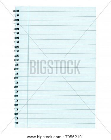 Blank Notebook Page