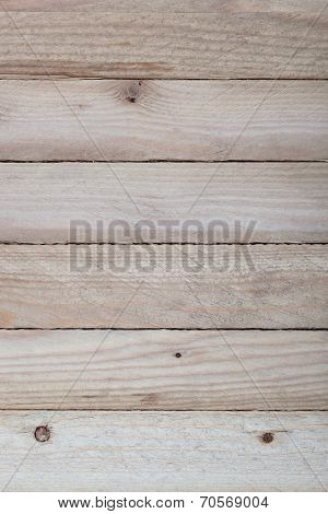 Wooden wall.