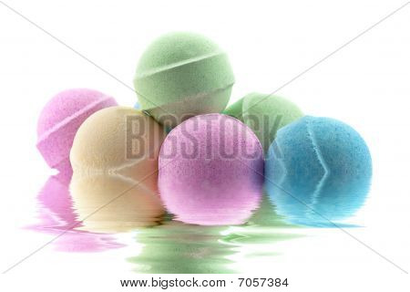 Bath bomb ve vodě