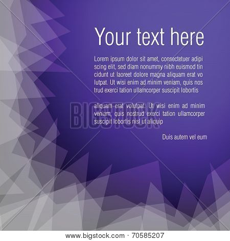 Abstract purple background