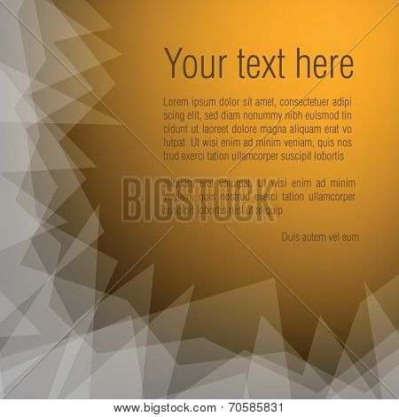 Abstract orange background