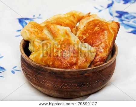 Pastries In A Ceramic Bowl
