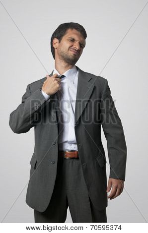 Frustrated business man