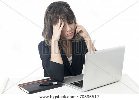 Business woman stressful
