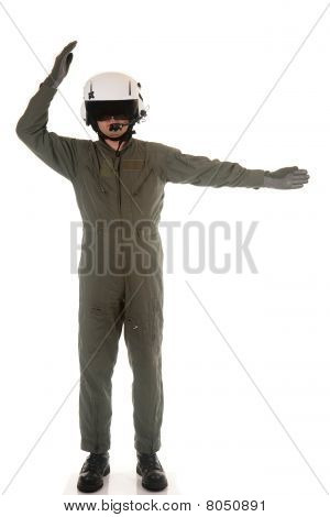 vojenský pilot zařazovacího letouny