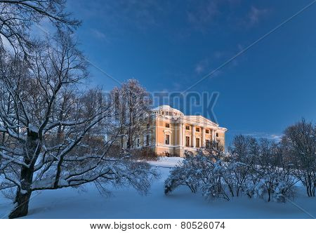 Pavlovsky Palace In Winter
