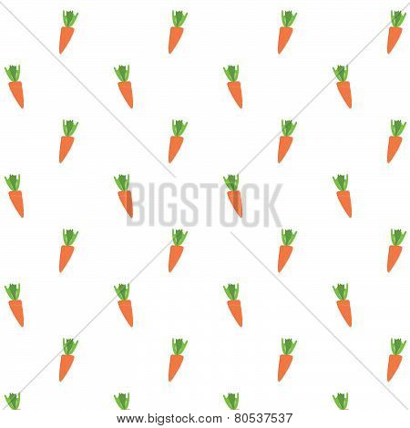 Carrots seamless background