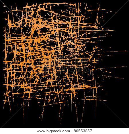 Abstract the broad strokes wood brown and yellow