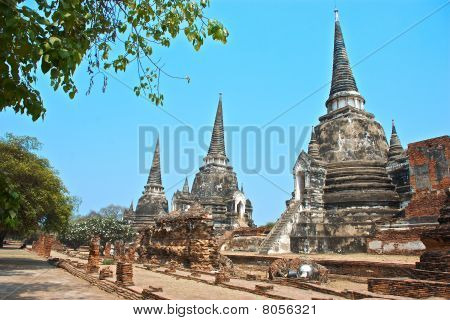buddhistischer Tempel in ayutthaya