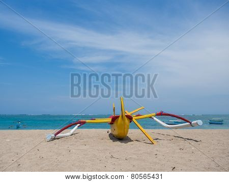 Fishing boat in Bali Indonesia